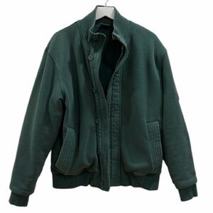 Vtg 90s Esprit "First Forty Eight" Bomber Jacket Forest Green -Gorpcore Size XL